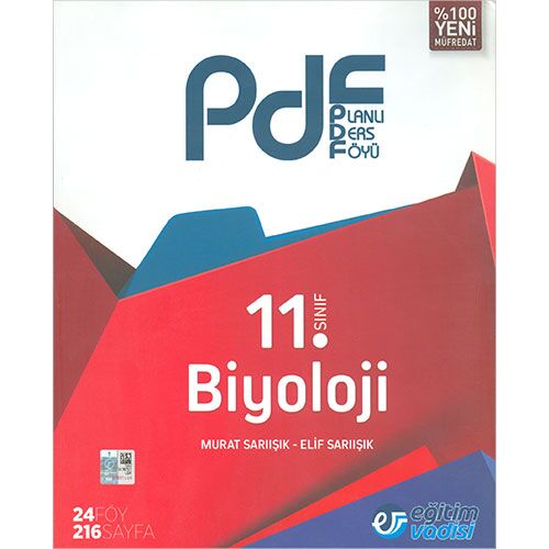Eğitim Vadisi 11.Sınıf Biyoloji PDF Planlı Ders Föyü