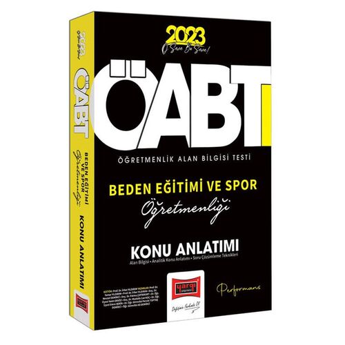 Yargı 2023 KPSS ÖABT Beden Eğitimi ve Spor Öğretmenliği Konu Anlatımı