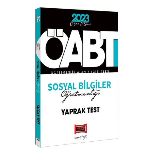 Yargı 2023 KPSS ÖABT Sosyal Bilgiler Öğretmenliği Çek Kopart Yaprak Test