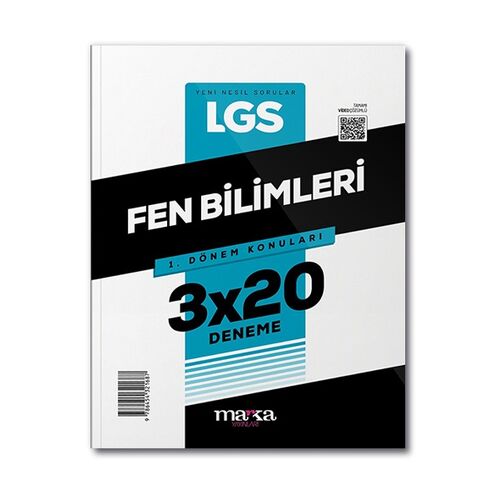 Marka 2024 LGS 1. Dönem Konuları Fen Bilimleri 3x20 Deneme