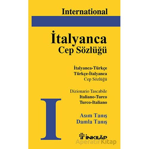 İtalyanca Cep Sözlüğü - Asım Tanış - İnkılap Kitabevi