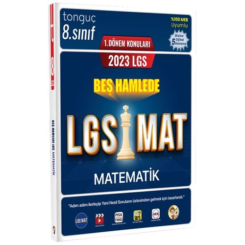 Tonguç Akademi 2023 8. Sınıf LGS Matematik 5 Hamlede 1. Dönem Konuları