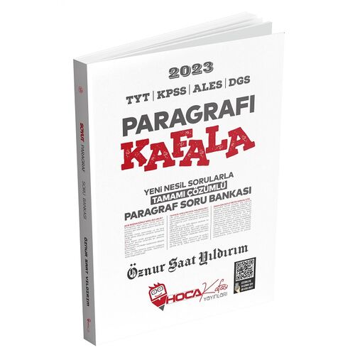 Hoca Kafası 2023 KPSS TYT ALES DGS Paragrafı Kafala Soru Bankası Çözümlü - Öznur Saat