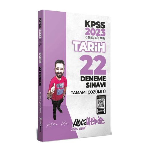 Hocawebde 2023 KPSS Tarih Tamamı Çözümlü 22 Deneme Sınavı