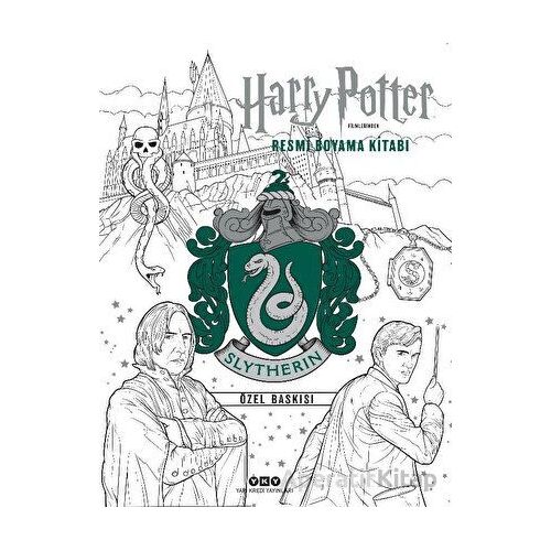 Harry Potter Filmlerinden Resmi Boyama Kitabı - Slytherin Özel Baskısı