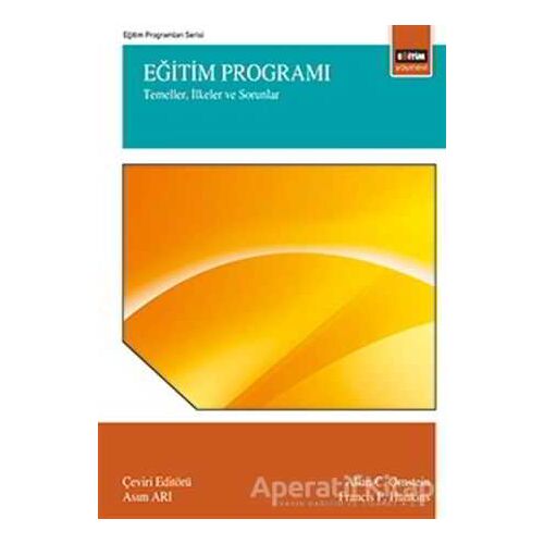 Eğitim Programı - Francis P. Hunkins - Eğitim Yayınevi - Ders Kitapları