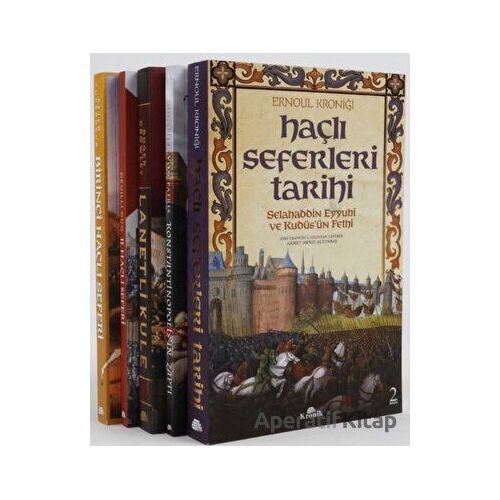 Haçlı Tarihi Seti (5 Kitap) - Peter Tudebodu, Deuilli Odo, Ernoul- Kronik Kitap