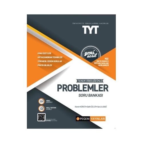 TYT Problemler Soru Bankası - Kolektif - Pegem Akademi Yayıncılık