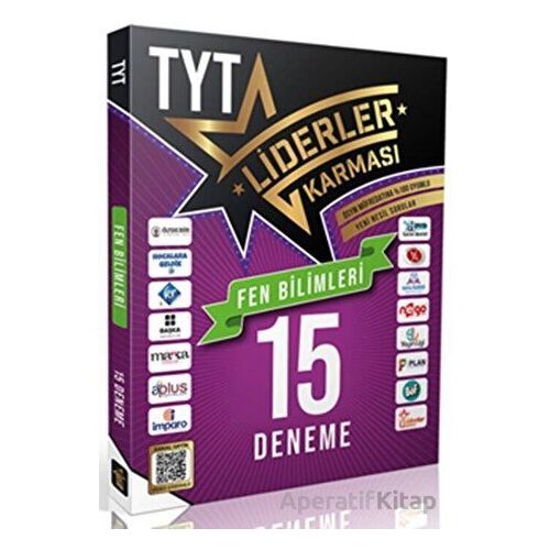 YKS TYT Fen Bilimleri 15 Deneme Video Çözümlü Liderler Karması