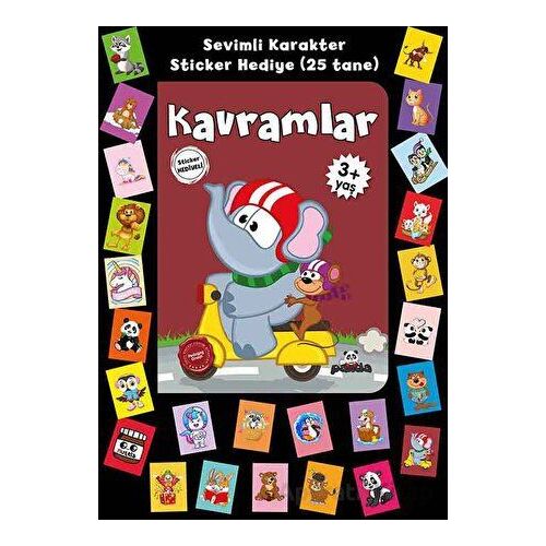 Stickerlı 3+ Yaş Kavramlar - Pedagog Afife Çoruk - Beyaz Panda Yayınları