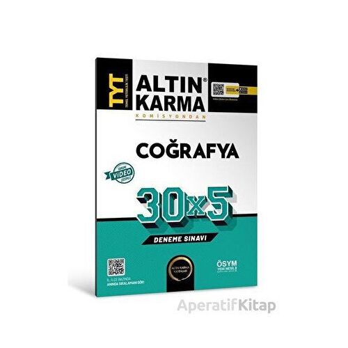 Altınkarma TYT Coğrafya 30X5 Deneme Sınavı