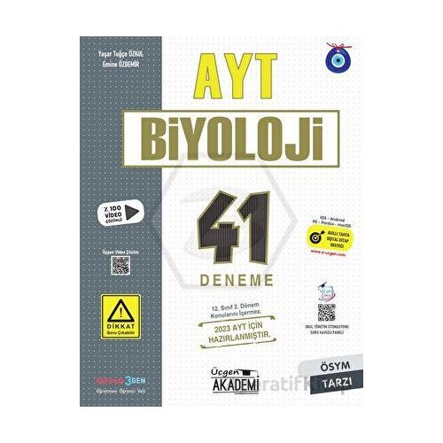 Ayt Biyoloji - 41 Deneme 1.Dönem - Üçgen Akademi