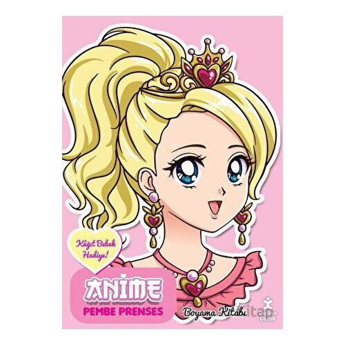 Anime Pembe Prenses Boyama Kitabı - Kolektif - Doğan Çocuk
