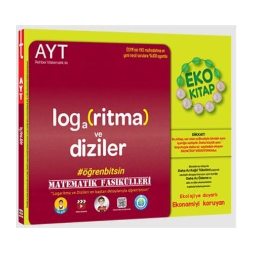 AYT Matematik Fasikülleri Logaritma-Dizi Eko - Tonguç