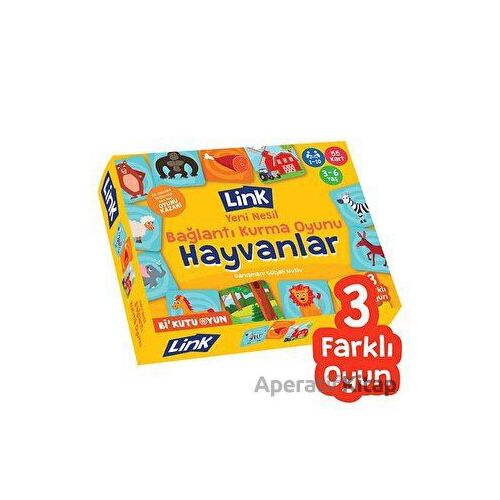 Link - Bağlantı Kurma Oyunu: Hayvanlar - Kolektif - Bi Kutu Oyun