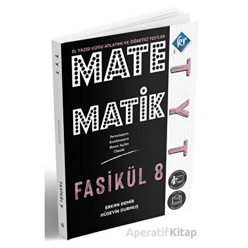 KR Akademi TYT Matematik El Yazısı Konu Anlatımlı 8. Fasikül