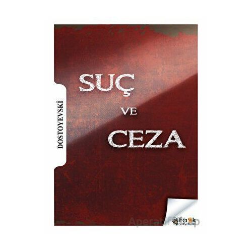 Suç ve Ceza - Fyodor Mihayloviç Dostoyevski - Fark Yayınları