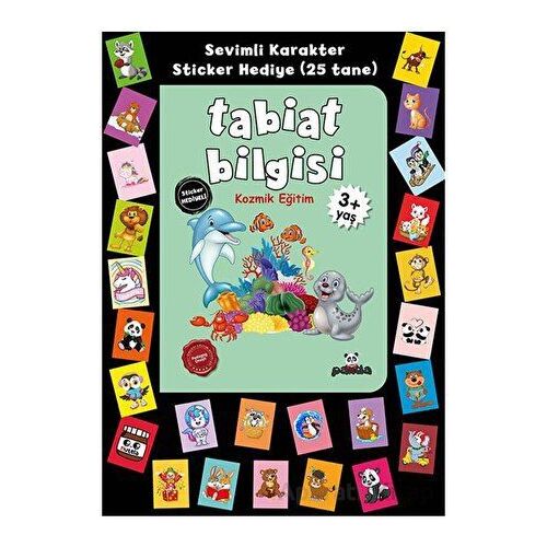 Stickerlı 3+ Yaş Tabiat Bilgisi - Pedagog Afife Çoruk - Beyaz Panda Yayınları