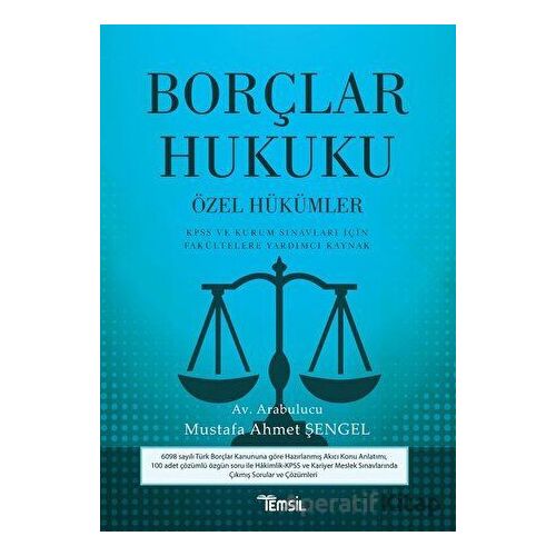 Borçlar Hukuku - Özel Hükümler - Mustafa Ahmet Şengel - Temsil Kitap