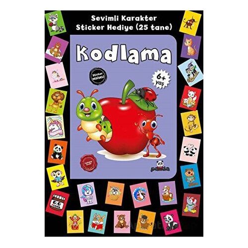 Stickerlı 6+ Yaş Kodlama - Pedagog Afife Çoruk - Beyaz Panda Yayınları