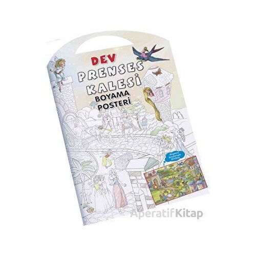 Prenses Kalesi Dev Boyama Posteri - Kolektif - 0-6 Yaş Yayınları