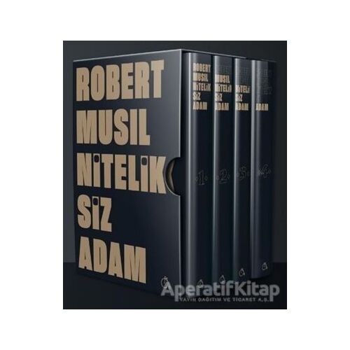 Niteliksiz Adam (4 Kitap Takım) - Robert Musil - Aylak Adam Kültür Sanat Yayıncılık