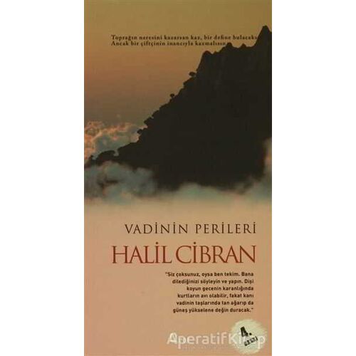 Vadinin Perileri - Halil Cibran - Araf Yayınları