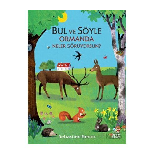 Bul ve Söyle - Ormanda Neler Görüyorsun? - Sebastien Braun - İthaki Çocuk Yayınları