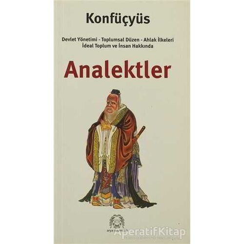 Analektler - Konfüçyüs - Arya Yayıncılık