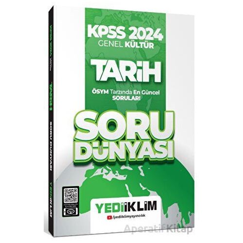 Yediiklim KPSS 2024 Genel Kültür Tarih Soru Dünyası