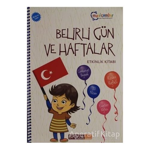 Belirli Gün ve Haftalar Etkinlik Kitabı (48 Ay ve Üzeri) - Mavi Çember Okul Öncesi Eğitim