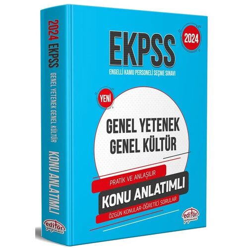 Editör 2025 EKPSS Konu Anlatımlı
