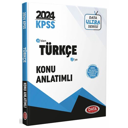 2024 KPSS Ultra Serisi Türkçe Konu Anlatımlı Data Yayınları