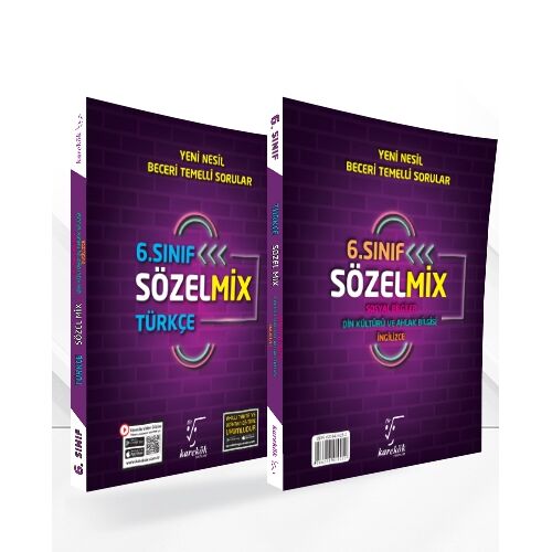 Karekök 6.Sınıf SözelMix (Türkçe,Sosyal,Din Kültürü ve İngilizce) Beceri Temelli Sorular