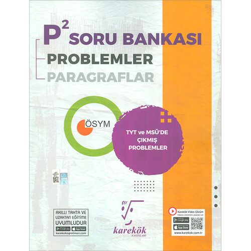 Karekök TYT P2 Paragraf Problemler Soru Bankası