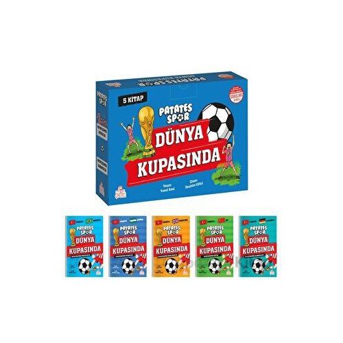 Patatesspor Dünya Kupasında(5 Kitap + Soru Kitapçığı) - Yusuf Asal - Nesil Çocuk Yayınları