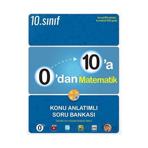 Tonguç 0’dan 10’a Matematik Konu Anlatımlı Soru Bankası