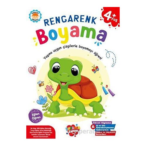 Rengarenk Boyama 4 Yaş - Boyama Zamanı