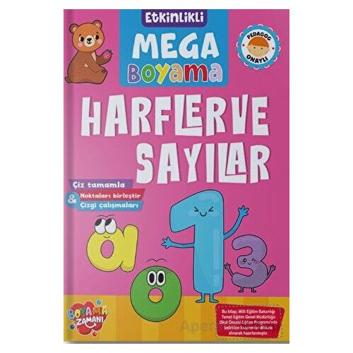 Etkinlikli Mega Boyama Harfler ve Sayılar Botama Zamanı