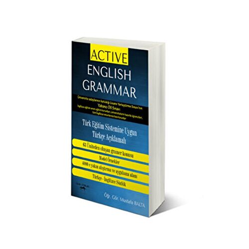 Active English Grammar - Mustafa Balta - Sokak Kitapları Yayınları