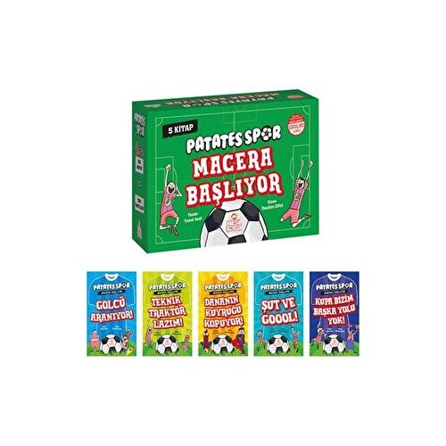 Patatesspor Macera Başlıyor (5 Kitap+Soru Kitapçığı) - Yusuf Asal - Nesil Çocuk Yayınları