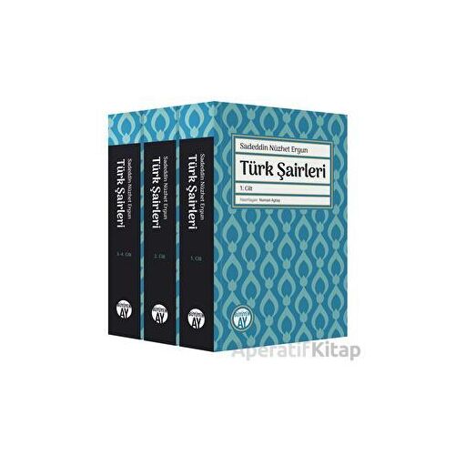 Türk Şairleri (4 Cilt Takım) - Sadettin Nüzhet Ergun - Büyüyen Ay Yayınları