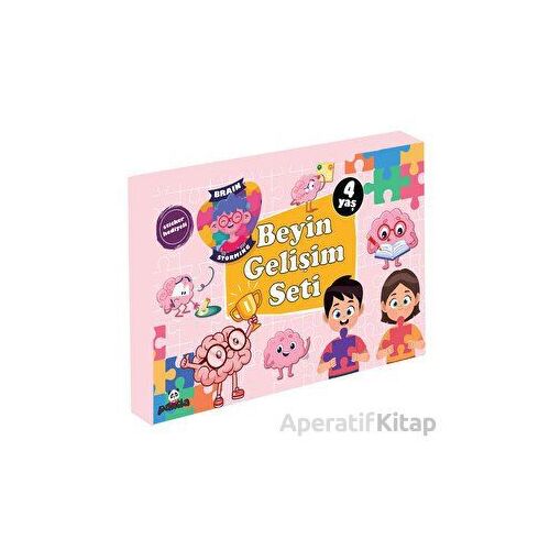 4 Yaş Beyin Gelişim Seti - Afife Çoruk - Beyaz Panda Yayınları