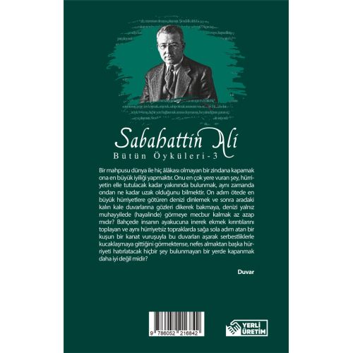 Sabahattin Ali Öyküleri 3 - Aperatif Kitap Yayınları