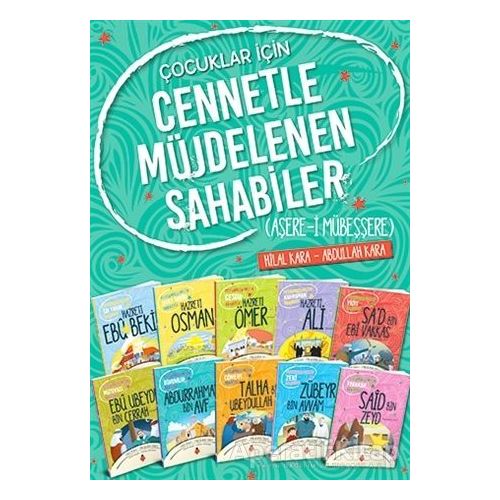 Çocuklar İçin Cennetle Müjdelenen Sahabiler Seti (10 Kitap Takım)