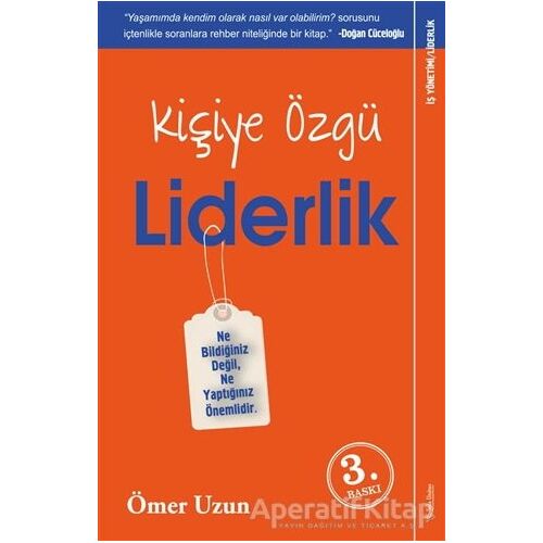 Kişiye Özgü Liderlik - Ömer Uzun - Sola Unitas