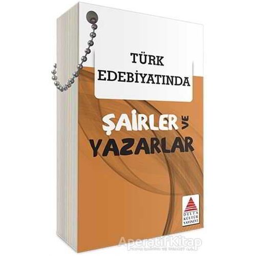 Türk Edebiyatında Şairler ve Yazarlar Kartları - Tufan Şahin - Delta Kültür Yayınevi