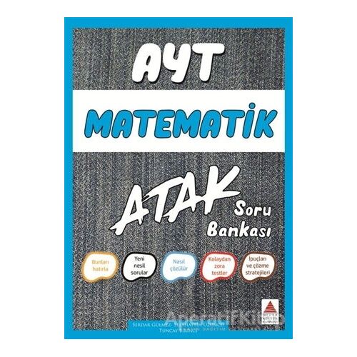 AYT Matematik Atak Soru Bankası - Selahattin Üzümcü - Delta Kültür Yayınevi