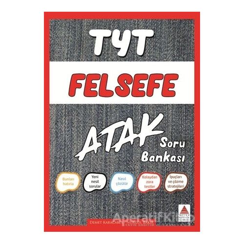 TYT Felsefe Atak Soru Bankası - Nurgül Bakır - Delta Kültür Yayınevi