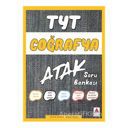 TYT Coğrafya Atak Soru Bankası - Özgür Deveci - Delta Kültür Yayınevi